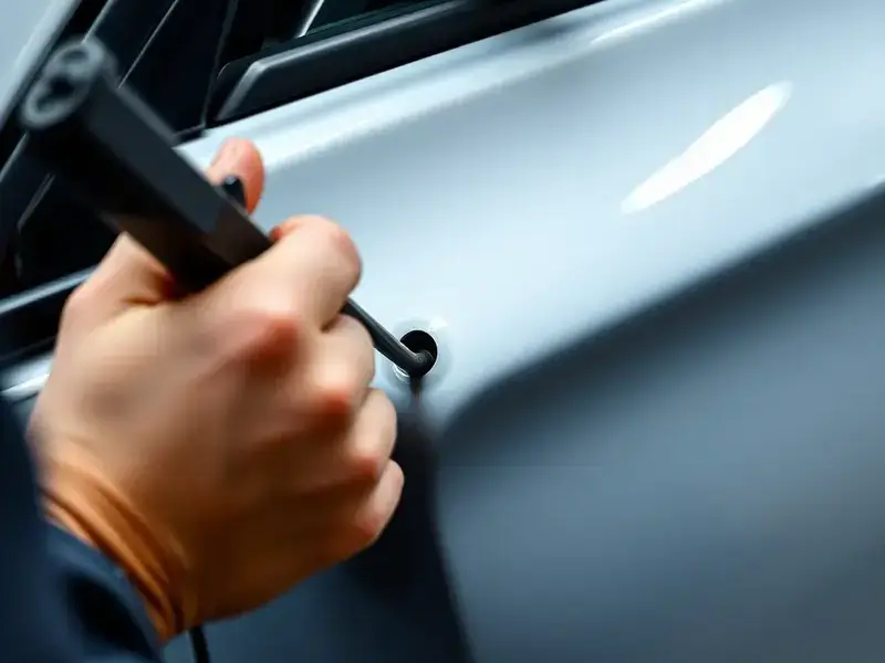 Paintless dent removal services