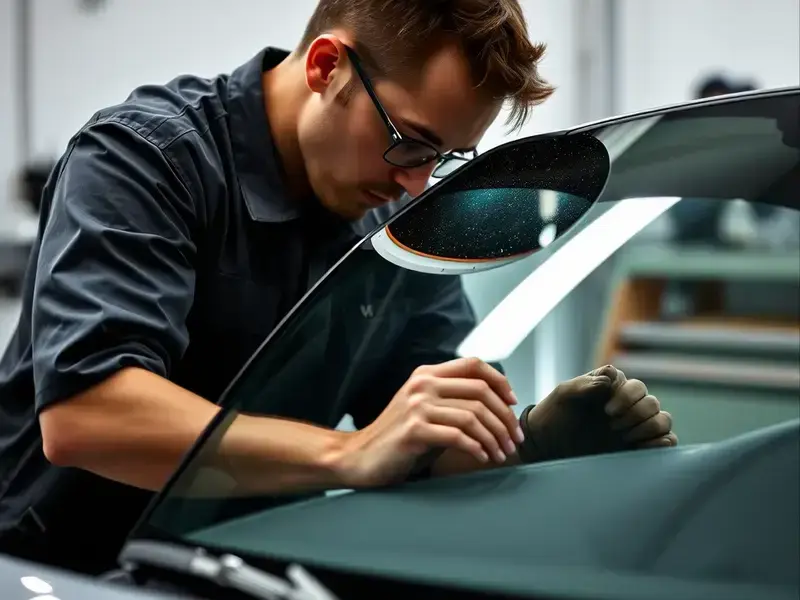 Auto glass replacement services